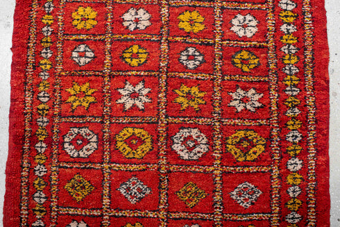 Antique Moroccan Runner Rug (3' x 16')